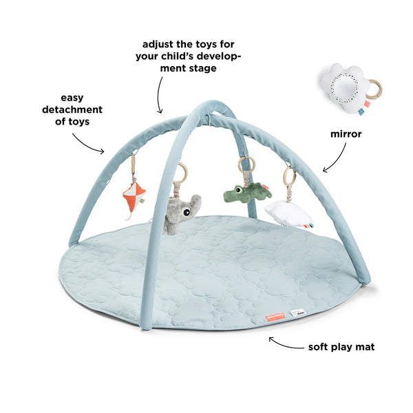 Done by Deer Activity Play Mat - Playground Blue