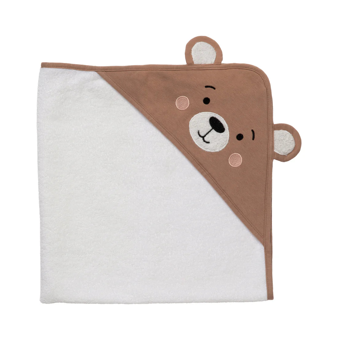 Living Textiles Hooded Towel - Cuddly Bear