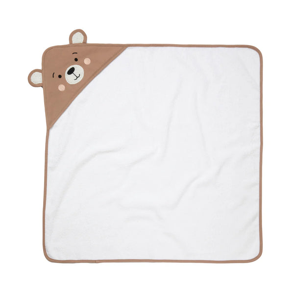 Living Textiles Hooded Towel - Cuddly Bear