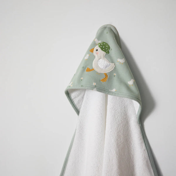 Living Textiles Hooded Towel - Goosey Goosey