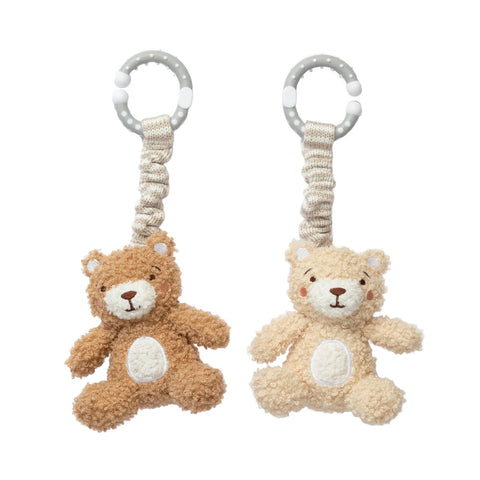 Living Textiles 2pk Stroller Toy - Cuddly Bear