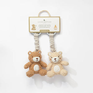 Living Textiles 2pk Stroller Toy - Cuddly Bear