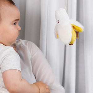 Living Textiles Mini Market 2pk Stroller Toy - Apple & Banana