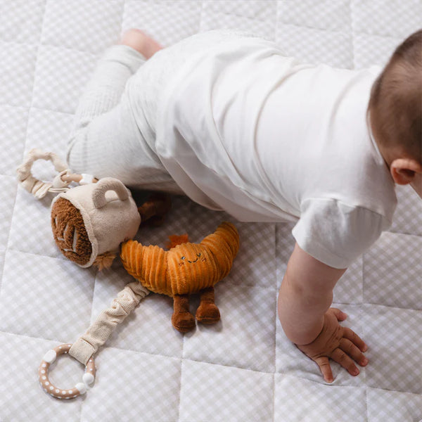 Living Textiles Mini Market 2pk Stroller Toy - Coffee & Croissant