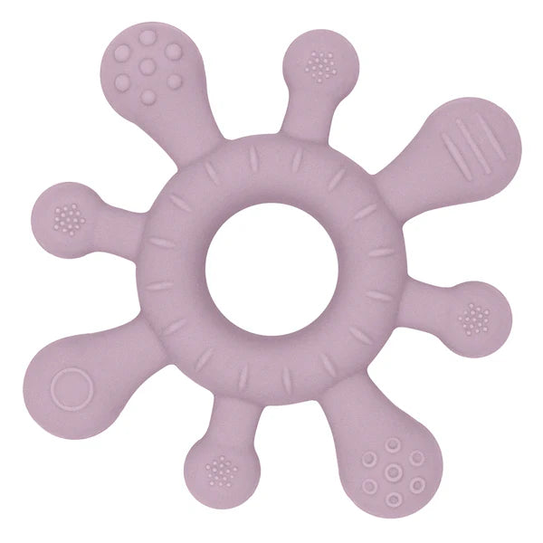 Playground Silicone Splash Teether - Dusty Mauve Lilac