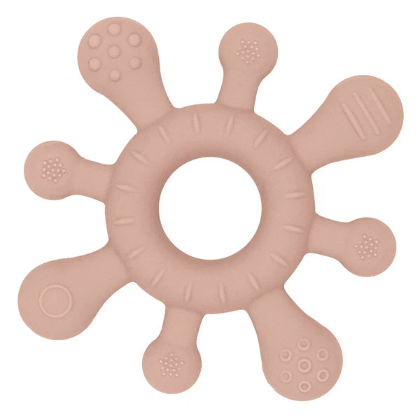 Playground Silicone Splash Teether - Rose