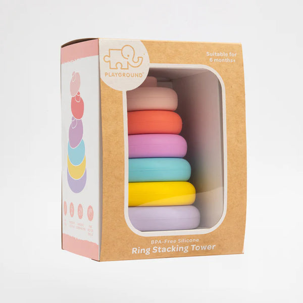 Playground Silicone Stacking Tower Ring - Sorbet