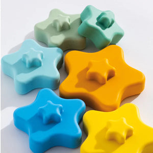 Playground Silicone Stacking Tower Star - Sorbet