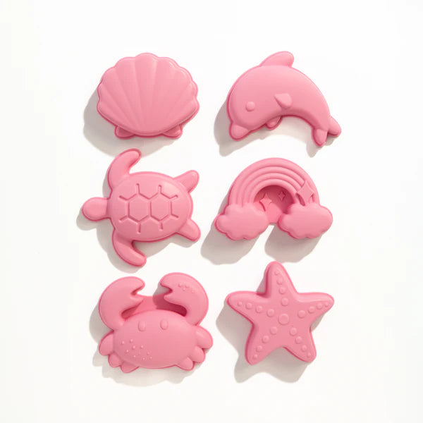 Playground 8pc Silicone Bucket Set - Light Pink