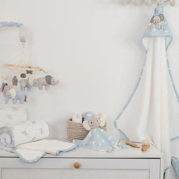 Living Textiles Musical Mobile Set - Elephant Playtime