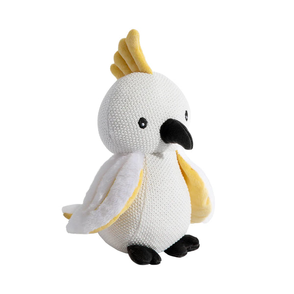 Living Textiles Australiana Knitted Toy - Colin the Cockatoo
