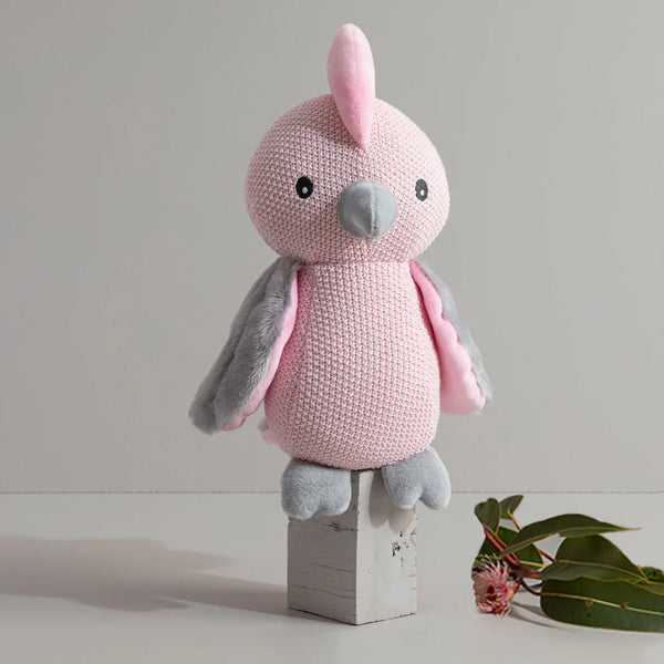 Living Textiles Australiana Knitted Toy - Gary the Galah