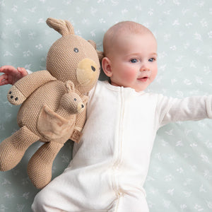 Living Textiles Australiana Knitted Toy - Kylie the Kangaroo