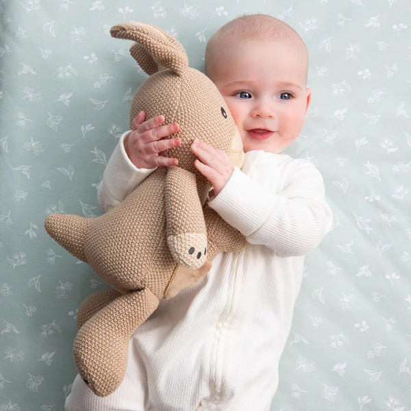 Living Textiles Australiana Knitted Toy - Kylie the Kangaroo
