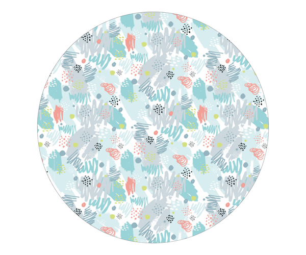 Amani Bebe Round Fitted Sheet – Paint