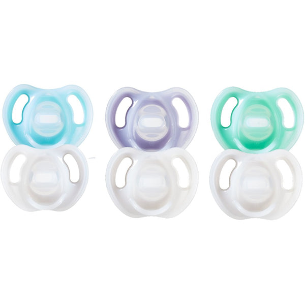 Tommee Tippee Ultra Light Silicone Soother 2pk 0-6m