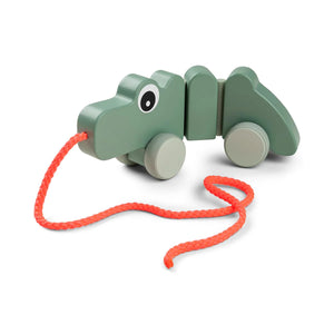 Done by Deer Pull Along Wiggle Toy - Croco