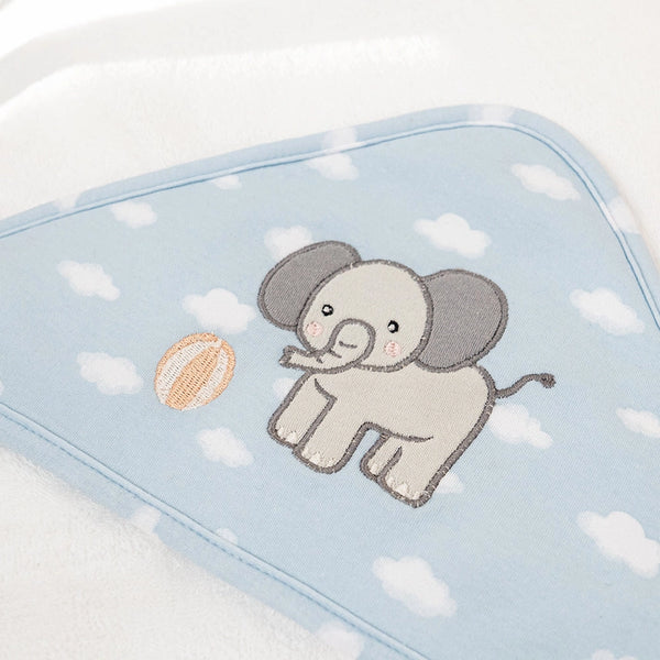 Living Textiles Hooded Towel - Elephant Playtime
