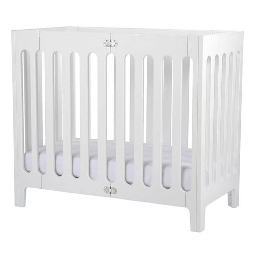 Bloom Alma Mini Crib (White) + Mattress - Ex Display