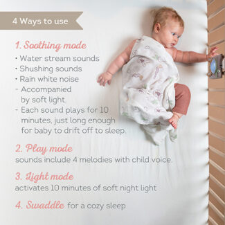 TAF Toys  Bunny Soother & Swaddle Set