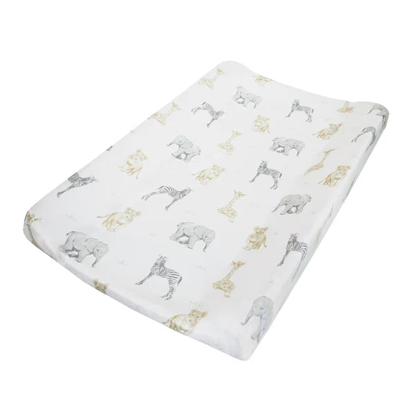 Living Textiles Change Pad Cover & Liner Set - Savanna Babies