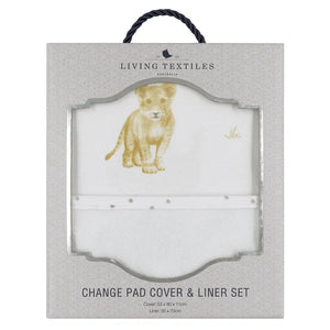 Living Textiles Change Pad Cover & Liner Set - Savanna Babies