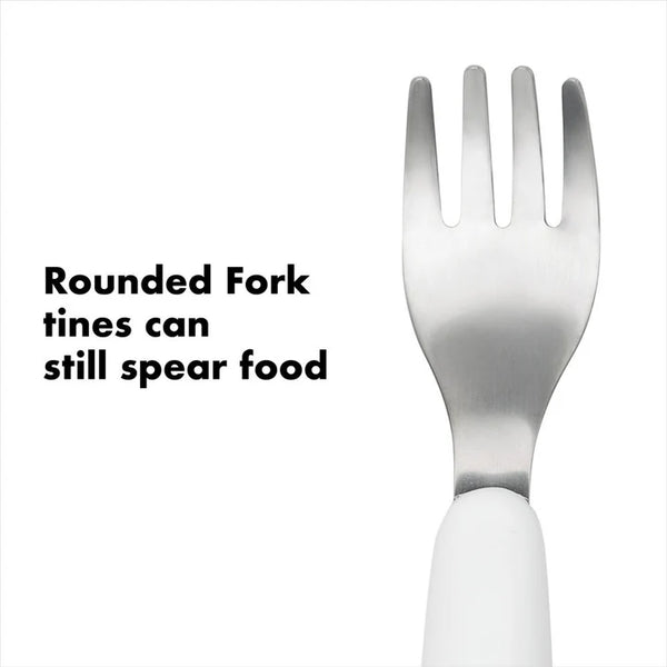 Oxo Tot Fork & Spoon Set - Opal