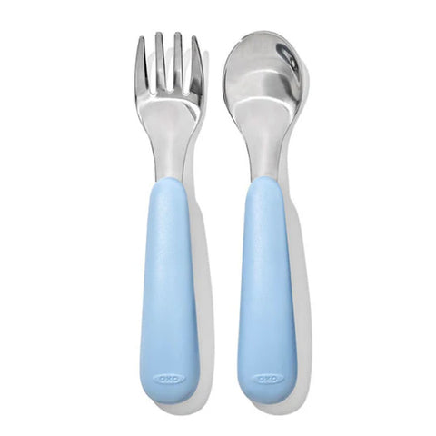 Oxo Tot Fork & Spoon Set - Dusk