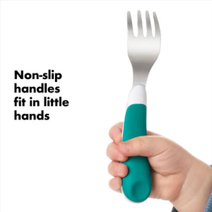 Oxo Tot Fork & Spoon Set - Dusk