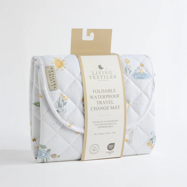Living Textiles Foldable Waterproof Travel Change Mat - Goosey Goosey