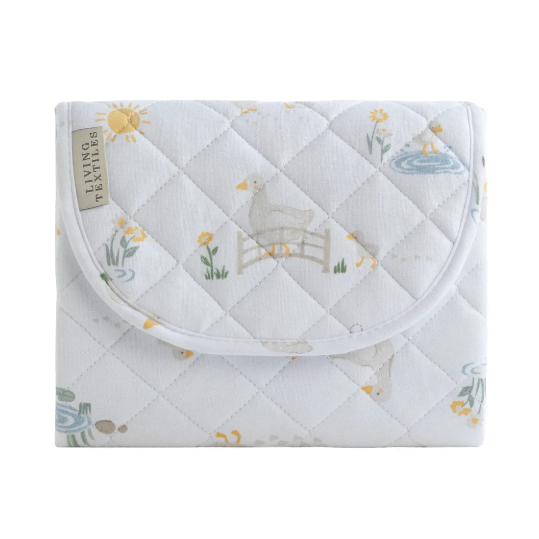 Living Textiles Foldable Waterproof Travel Change Mat - Goosey Goosey