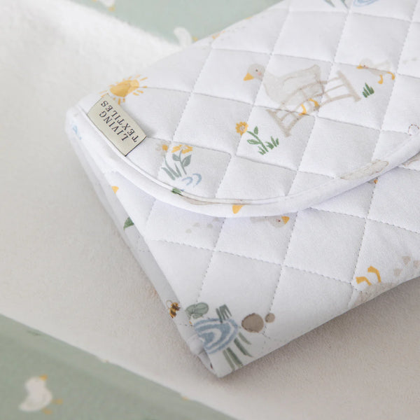 Living Textiles Foldable Waterproof Travel Change Mat - Goosey Goosey