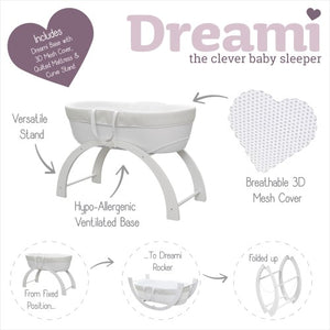 Shnuggle Dreami Baby Sleeper (White) - Ex Display