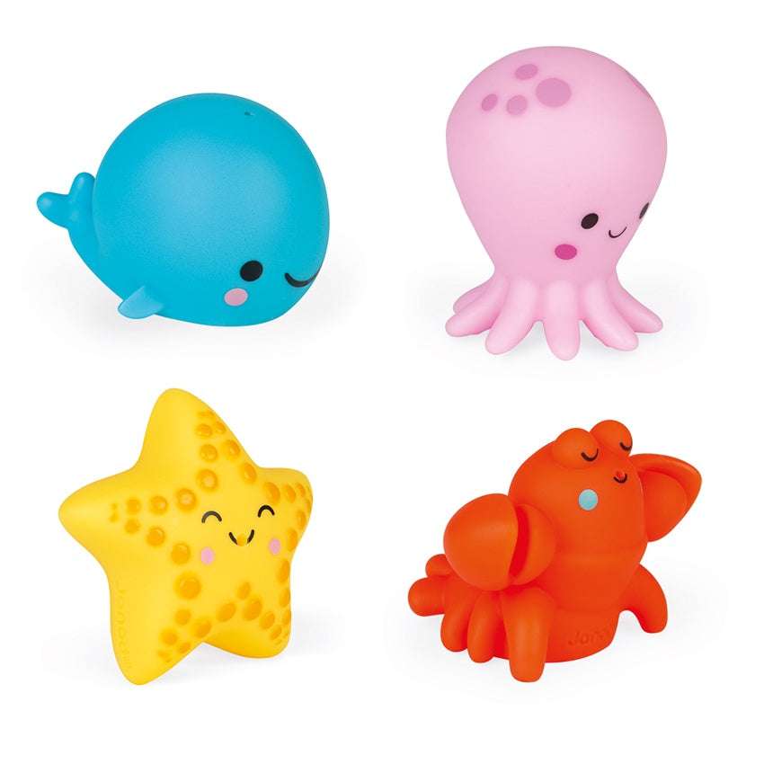 Janod Four Sea Squirters Set