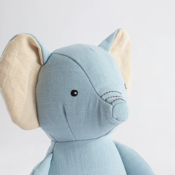 Living Textiles Linen Animal - Eddie the Elephant - Small
