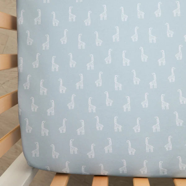 Living Textiles 2 Pack Organic Jersey Cot Fitted Sheets - Wild Safari