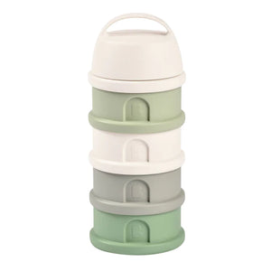 Beaba Stacked Formula Milk Container - Sage Green/Cotton