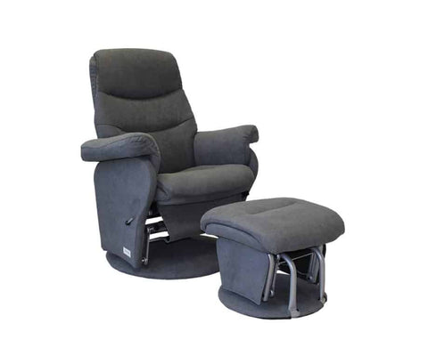 Babyhood Manhattan Feeding Glider Chair & Ottoman