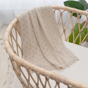 Living Textiles Bamboo Heirloom Blanket - Sand