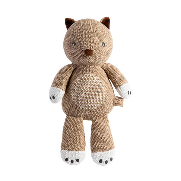 Living Textiles Australiana Knitted Toy - Wally the Wombat