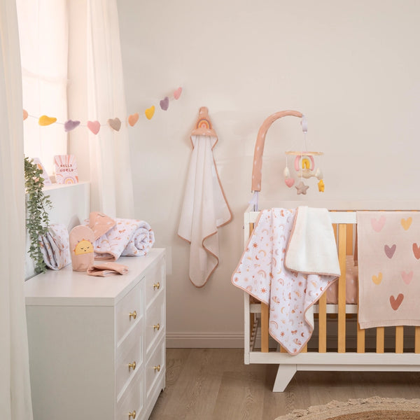 Living Textiles Bunting Decoration - Bohemian Bliss/Hearts