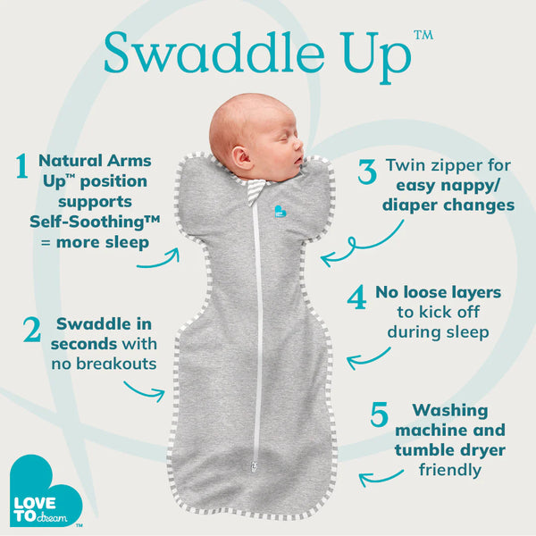 Love to Dream Swaddle Up Original 1 Tog - Sand Dollar