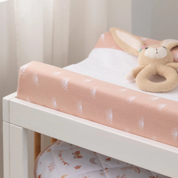 Living Textiles Change Mat Cover with Towelling - Bohemian Bliss