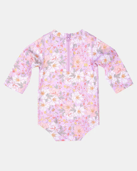 Toshi Swim Onesie L/S - Dahlia