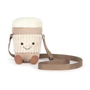 Jellycat Amuseables Perkle Coffee Shoulder Bag