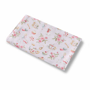 Snuggle Hunny Organic Muslin Wrap - Alice's Tea Party