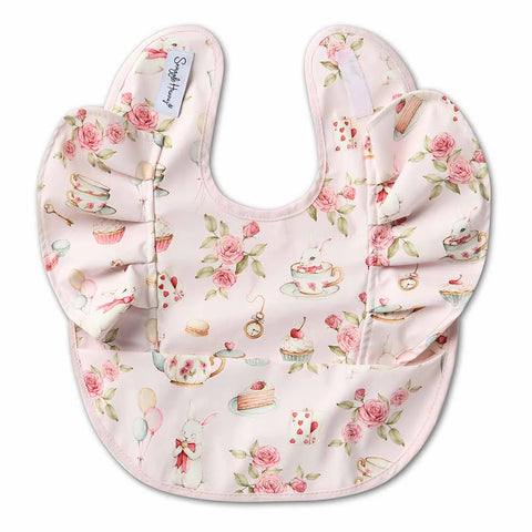 Snuggle Hunny Snuggle Bib Frill - Alice's Tea Party