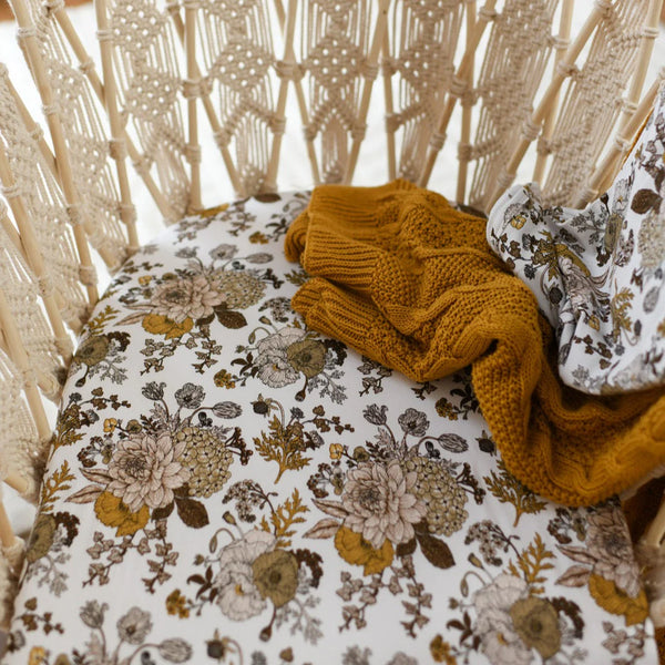Luna's Treasures Jersey Bassinet Sheet - Goldie Blooms