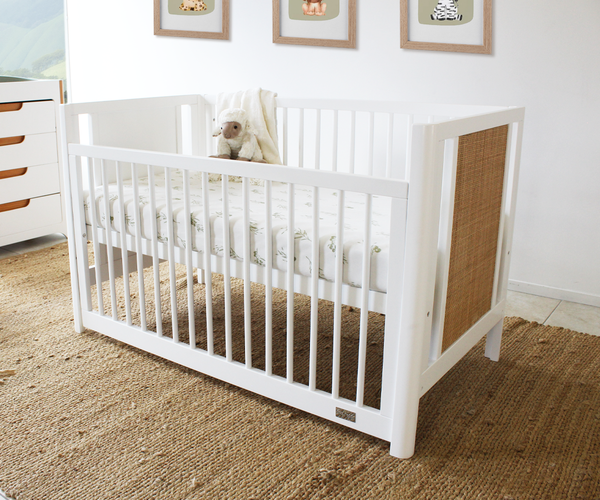 Babyhood Aliya Rattan Cot