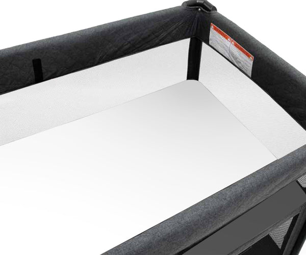 Amani Bebe Jersey Cotton Porta Cot Fitted Sheet – White